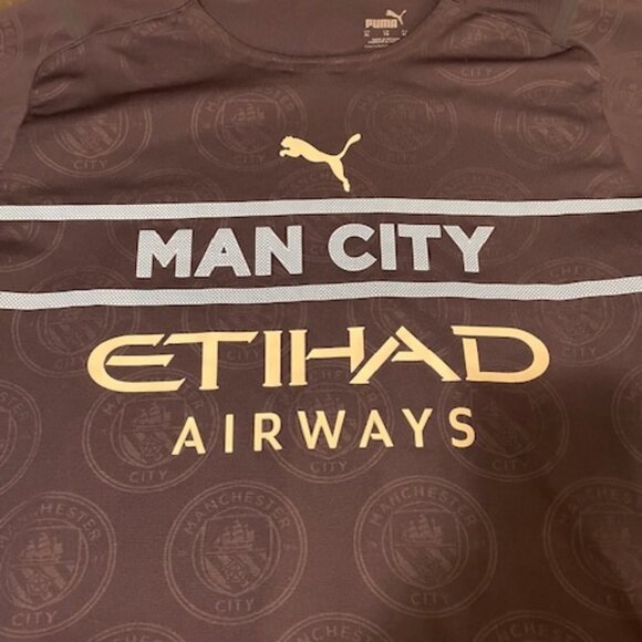 Puma Men's 21/22 Manchester City 3rd Jersey Rare - XL - Picture 2 of 10